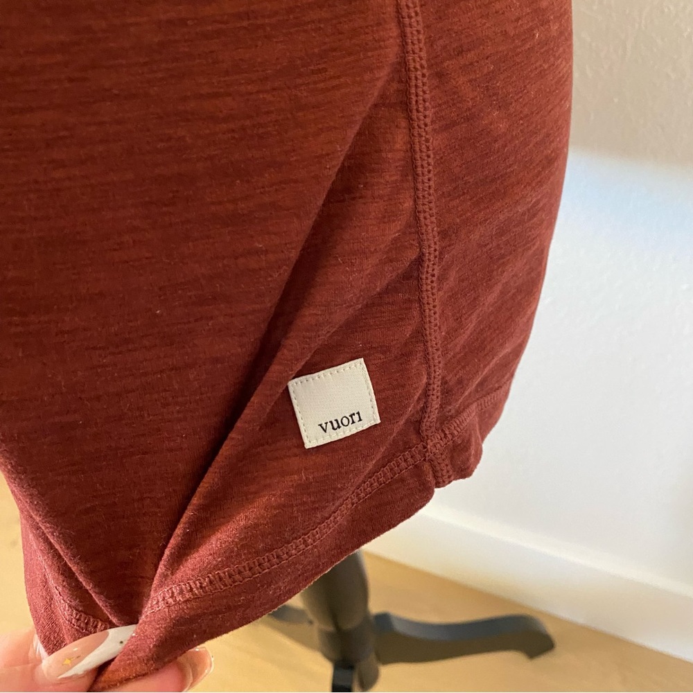 Vuori Rust Red Athletic Shorts